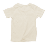 Music Band Traveling Tee back of shirt that has not artwork in natural color