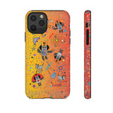 LouliiBot™ Intergalactic Space Friends in gradient orange