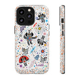 LouliiBot™ Intergalactic Space Friends in white