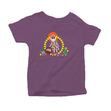 Missy girl toddler t-shirt in egg plant