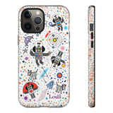 LouliiBot™ Intergalactic Space Friends in white