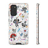 LouliiBot™ Intergalactic Space Friends in white