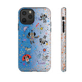 LouliiBot™ Intergalactic Space Friends in gradiant blue