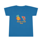 Flavor Fruit Day t-shirts in blue