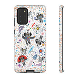 LouliiBot™ Intergalactic Space Friends in white