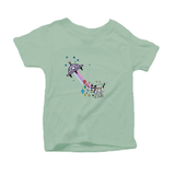 Space RoboDog Toddler T-Shirt 100% Organic t-shirt in avocado