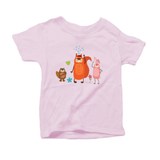 Friends organic t-shirt in the color pink