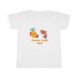 Flavor Fruit Day t-shirts in white
