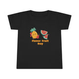 Flavor Fruit Day t-shirts in black