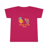 Flavor Fruit Day t-shirts in dark pink