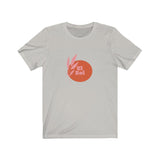Loulii design El Sol (sun) artwork on a t-shirt that is silver