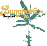 Close up of Bananeira (Banana Tree) Tropical artwork