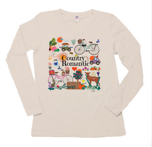Country Romantic Organic T-Shirt in natural color