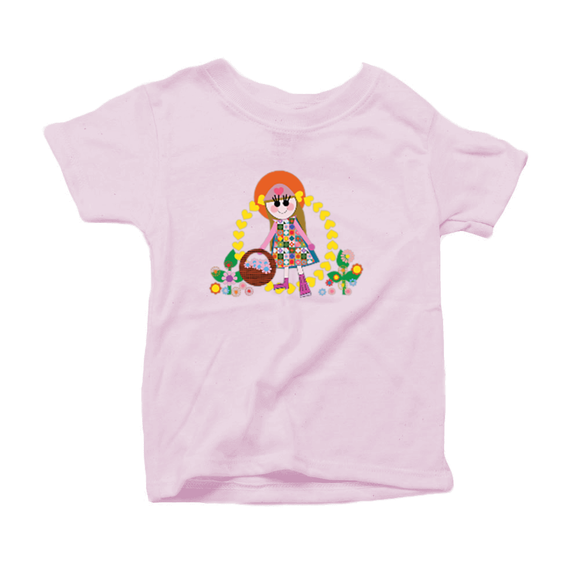 Missy girl toddler t-shirt in pink