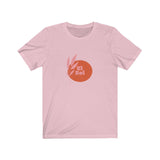 Loulii design El Sol (sun) artwork on a t-shirt that is pink