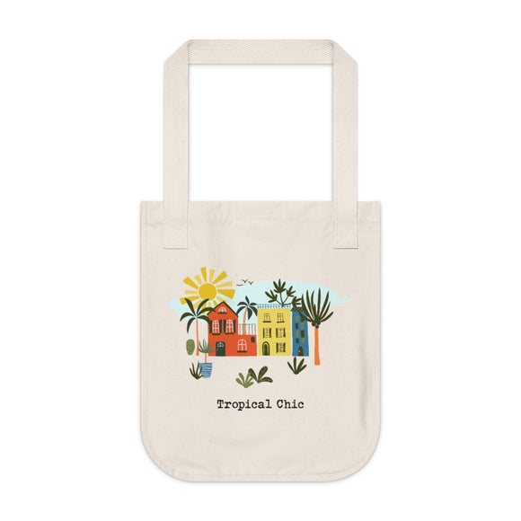 Tropical Chic Organic Tote Bag