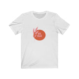 Loulii design El Sol (sun) artwork on a t-shirt that is white