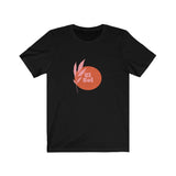 Loulii design El Sol (sun) artwork on a t-shirt that is black