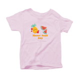 Flavor Fruit Day T shirt in pink