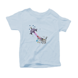 Space RoboDog Toddler T-Shirt 100% Organic t-shirt in light blue