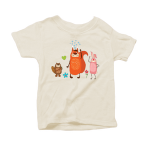 Friends organic t-shirt in the color pink