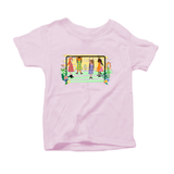Swing Set Toddler T-Shirt 100% Organic in pink