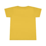 plain back with no artwork of Swing Set Toddler T-shirt in yellow